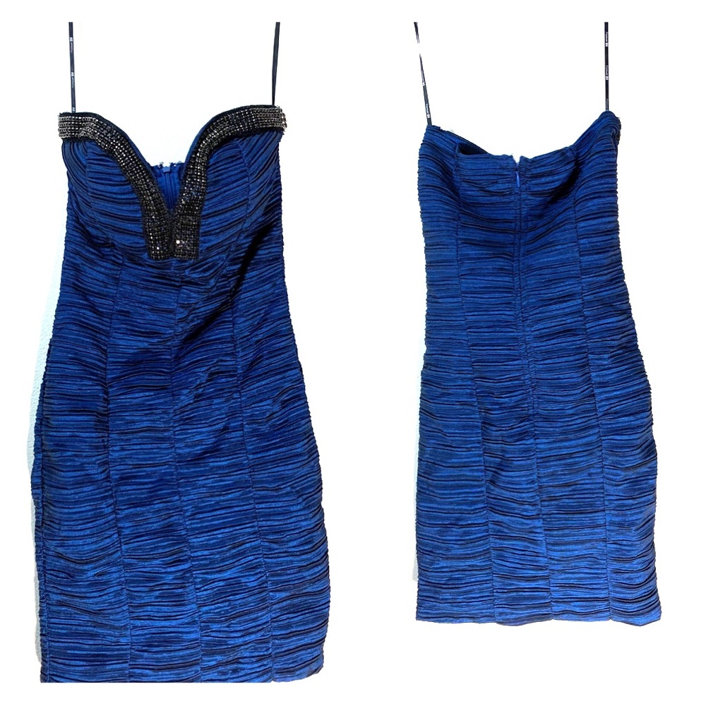 FOREVER21 midnight blue mini dress SZ: s/p